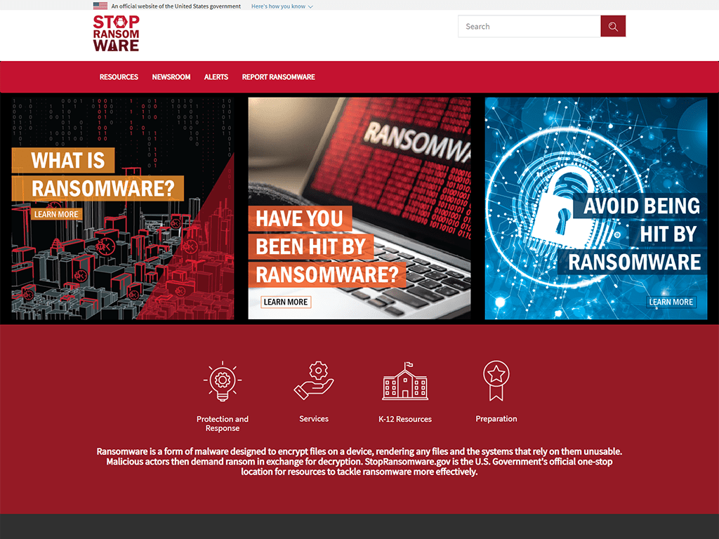 Government assistance for ransomware blog post title image