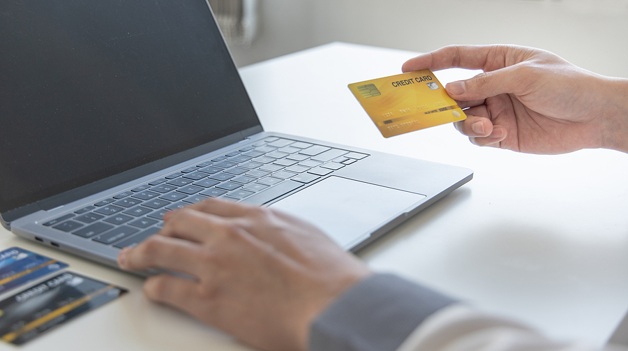 entering an online payment using no fee credit card service for municipalities