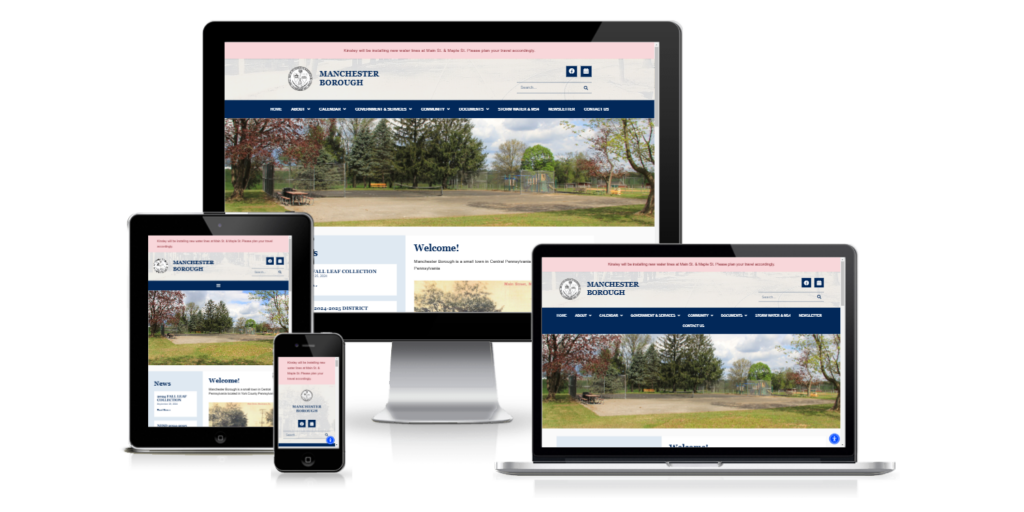 Manchester Borough website design