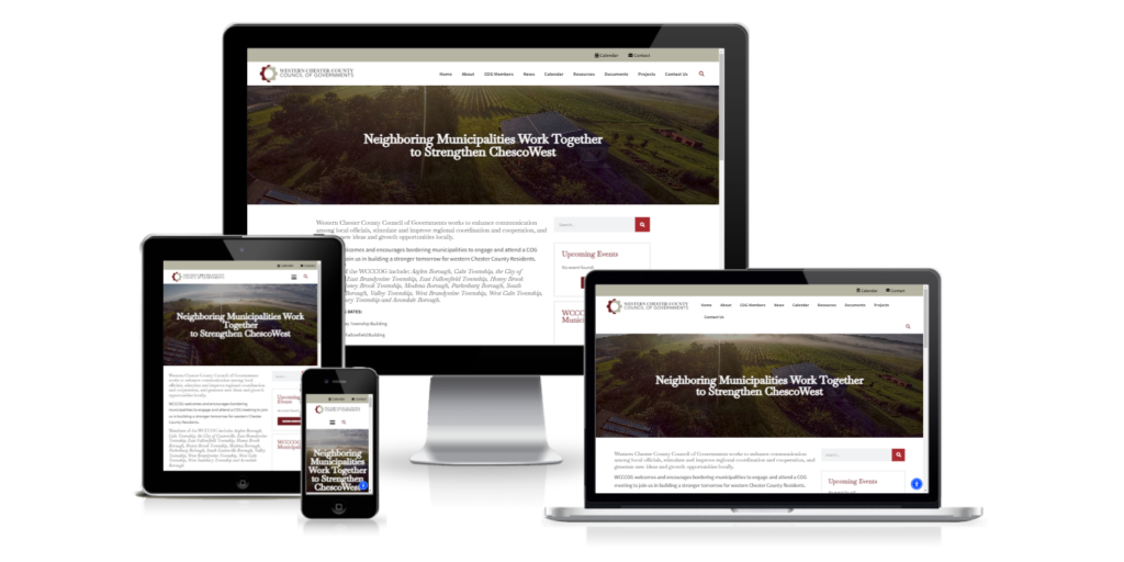 Western PA Council of Governments WordPress Website Design