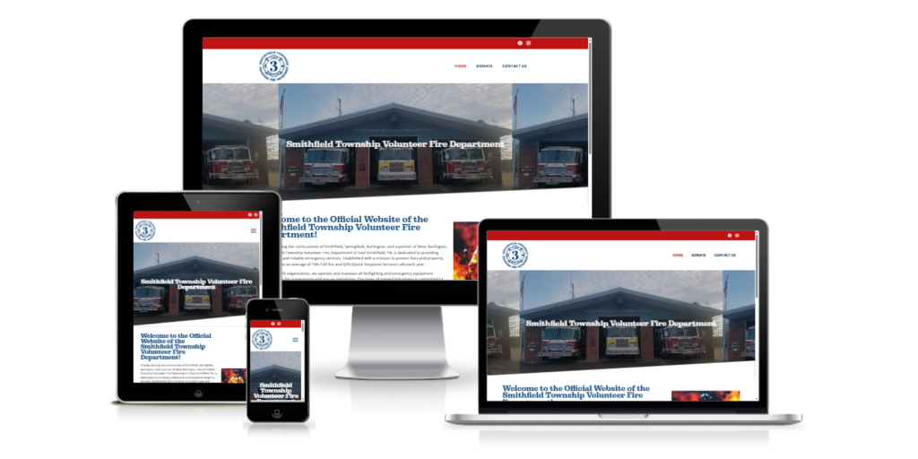 Smithfield Township volunteer fire department website design