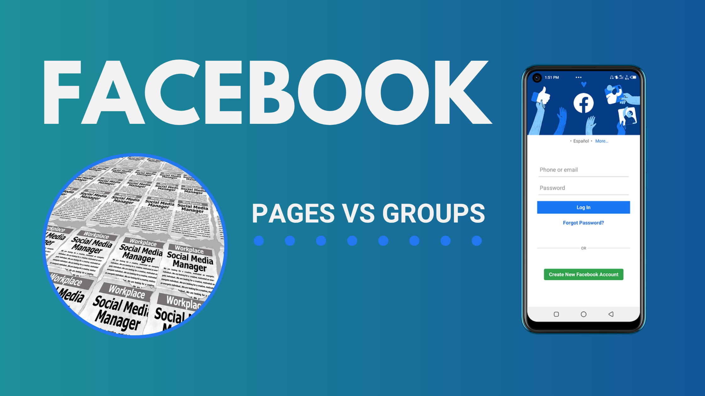 Blog post title image - Facebook: pages vs posts